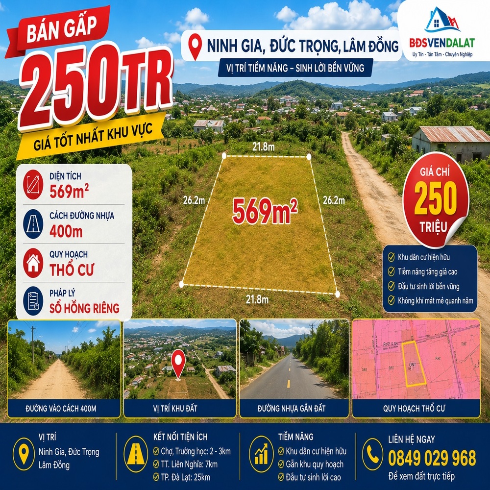 đất nền Ninh Gia