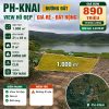Đất PH-Knai 1.000m² view hồ đẹp, giá 890 triệu