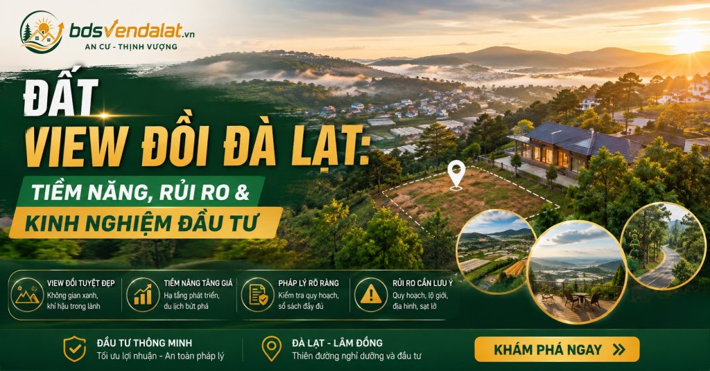 Đất View Đồi Đà Lạt: Tiềm Năng, Rủi Ro & Kinh Nghiệm Đầu Tư