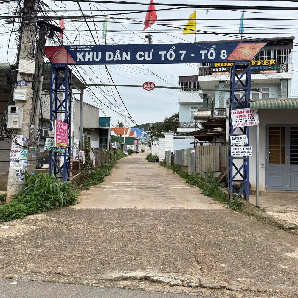 Đất nền Hiệp Thạnh 1465m² có 200m² thổ cư